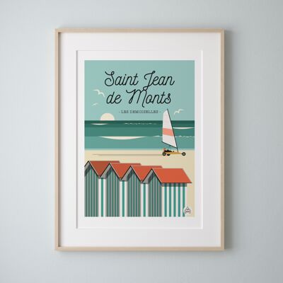 SAINT JEAN DE MONTS - Die jungen Damen - Poster