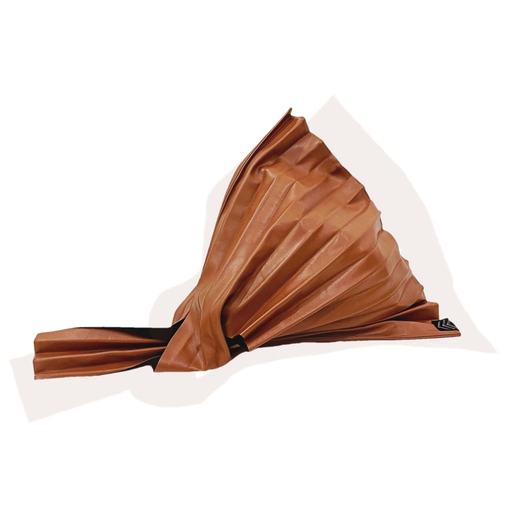 The Faux Leather Sun Bag - Kamel