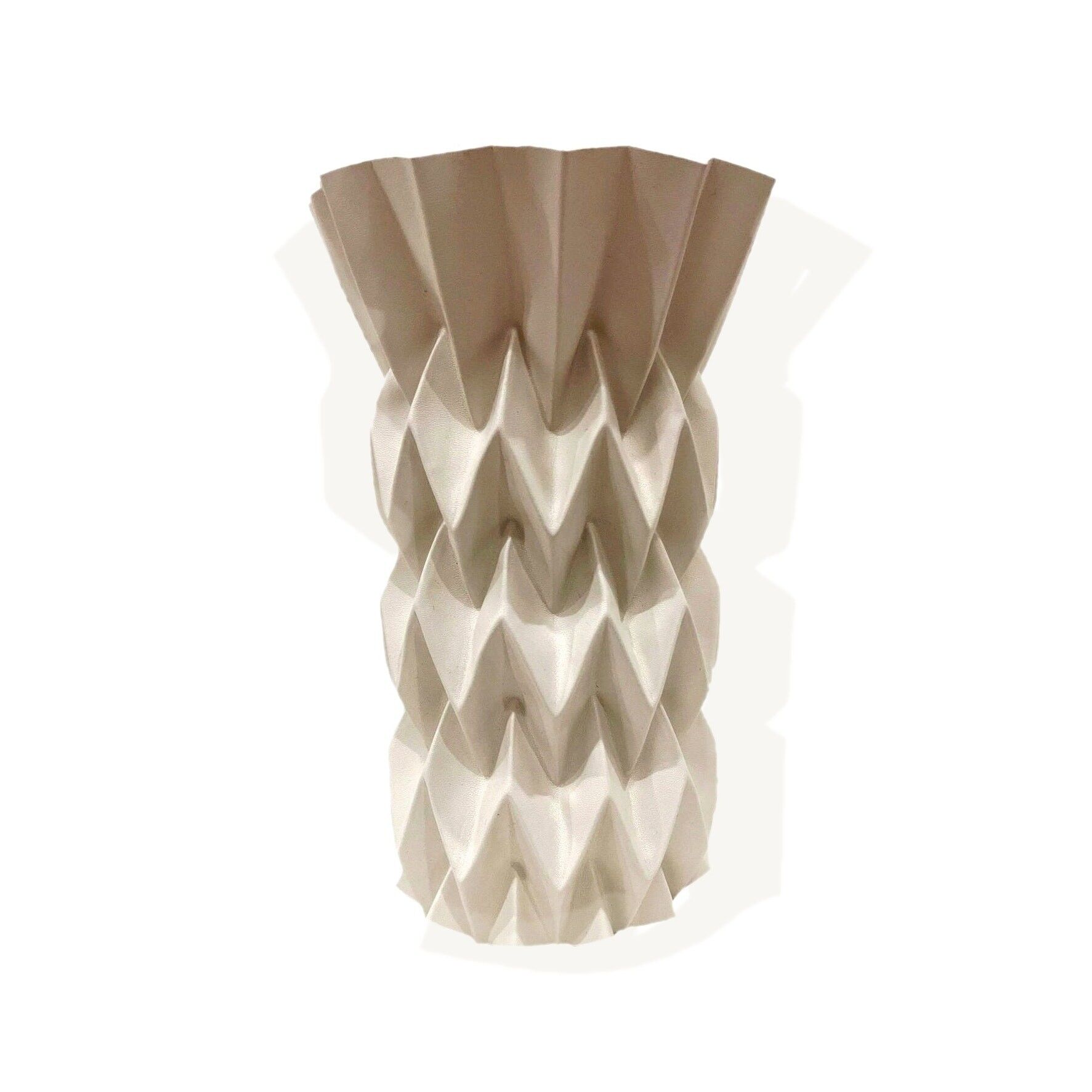 Le Cache-Pot en simili cuir - blanc