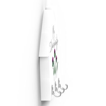P8283 - Plaque porte-clés en forme de maison en forme de fleur de chardon Mo Dhachaigh 3