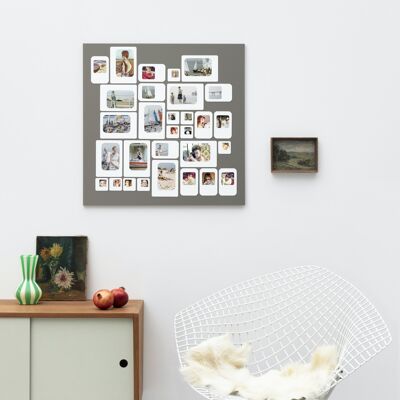 Photo Frame - Magnetic Collage - M30 gray