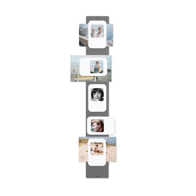 Portafoto - Collage magnetico - T5 grigio