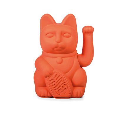 Gatto fortunato | arancione neon