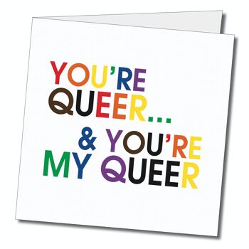 Tu es queer et tu es ma carte de voeux queer. 2