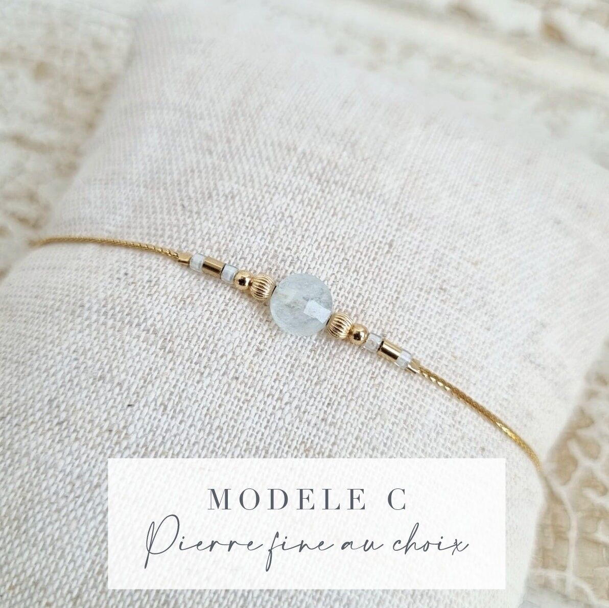 Fine bracelet with Labradorite stone in 2024 gold filled -Minimalist- Lithotherapy bracelet- Bracelet to offer-Gift idea woman