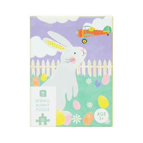 Easter Bunny Puzzle for Children - 50 Pieces