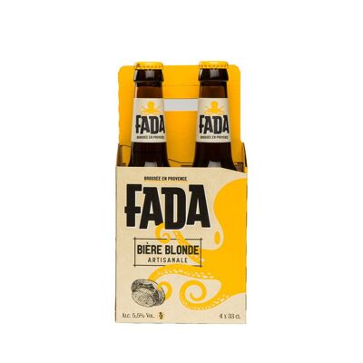 FADA Basket Pack Blonde 4 x 33 cl