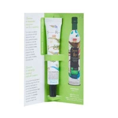 Packung 40 Einzeldosen 20 ml. Bio-Olivenöl extra vergine + Geschenkkarte