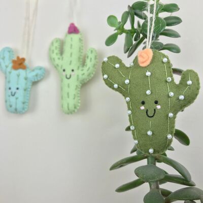 Kit de couture en feutre, Cacti Friends