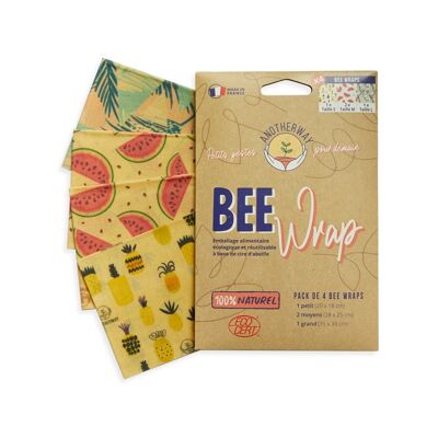 Bee Wrap - Envoltorios alimentarios reutilizables - Diseño original