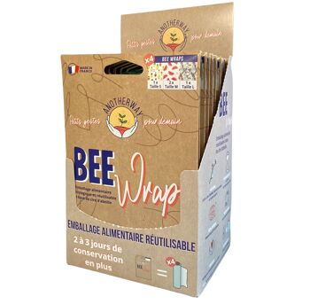 Bee Wrap - Emballages alimentaire réutilisables - design Original 4