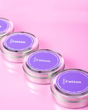 Bougies parfumées au soja, M-Size Cotton 3