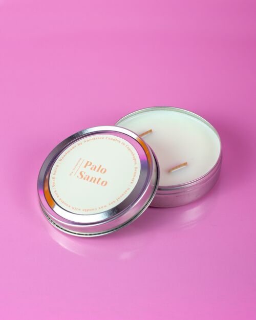 Scented soy candles, M-Size Palo Santo