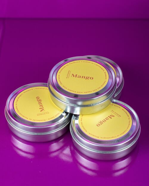 Scented soy candles, M-Mango