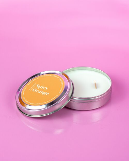Scented soy candles, M- Spicy Orange