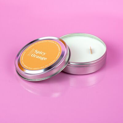 Scented soy candles, M- Spicy Orange