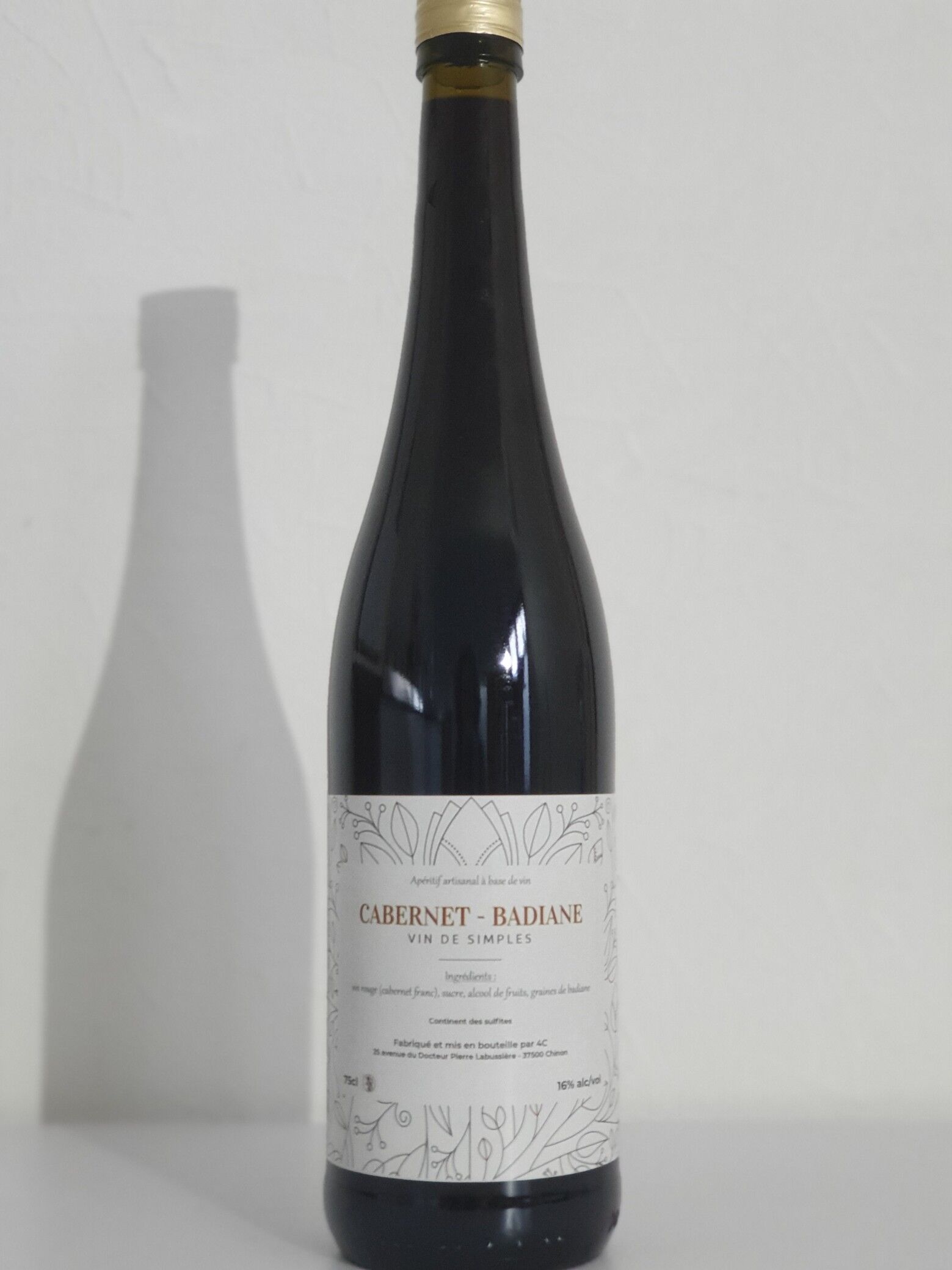 Vino Cabernet Sencillo - Badiane (Aperitivo Artesanal - Valle del Loira)