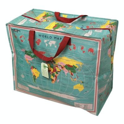 Jumbo storage bag - World Map