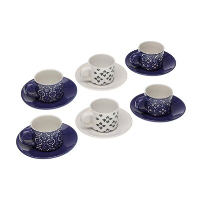 SET 6 TAZZINE CAFFE' CON PIATTO REGIN 22090068