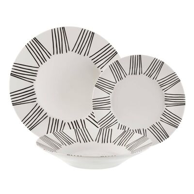 TABLEWARE 18 PIECES NEW LINES 22380007