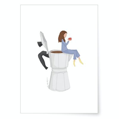 Amour de café | ArtPrint