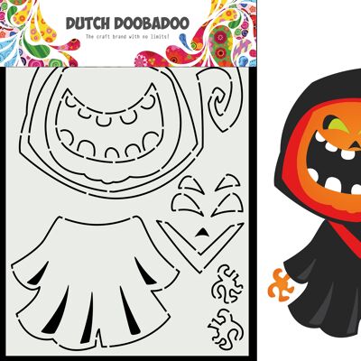 DDBD Card Art Built up Halloween 2 A5
