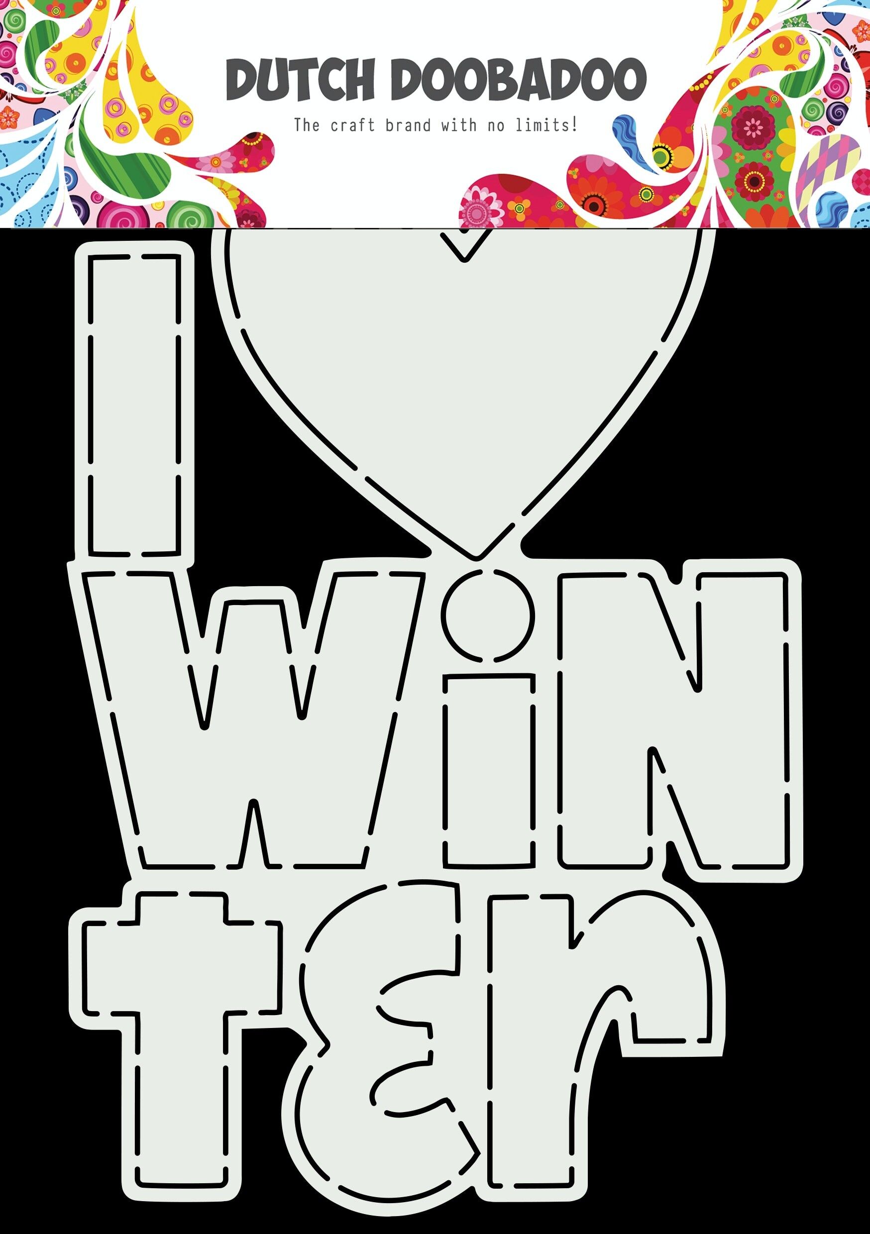 Biglietto DDBD Amo l'inverno A5