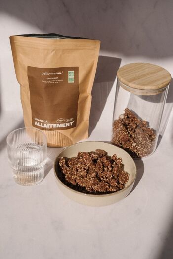 Choco nut - Granola chocolat fenugrec pour booster la lactation 3