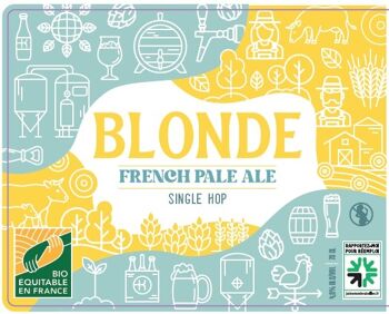 Bière Bio Équitable en France "BEF" KŪRA - 4,8° - (75cl) 2