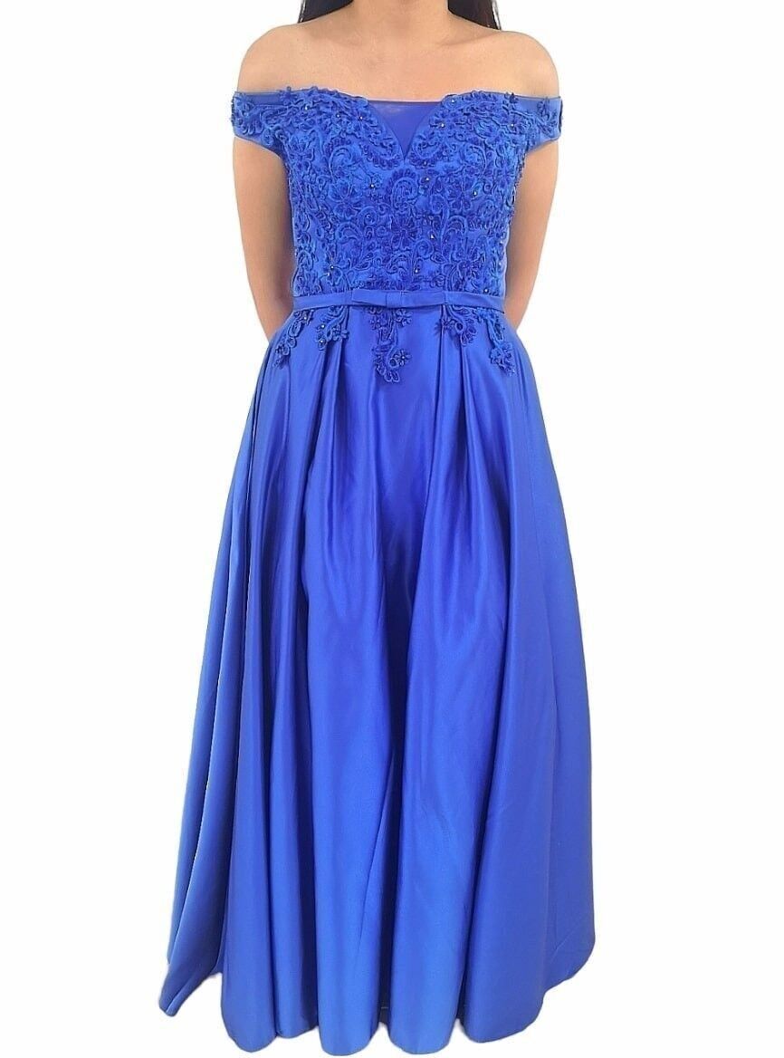 Abito da sera blu reale