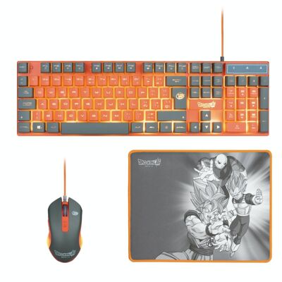 PC Dragon Ball Super PACK Clavier + Souris + Tapis de souris FR-TEC