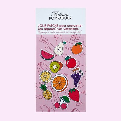 Pretty Fruit iron-on patches