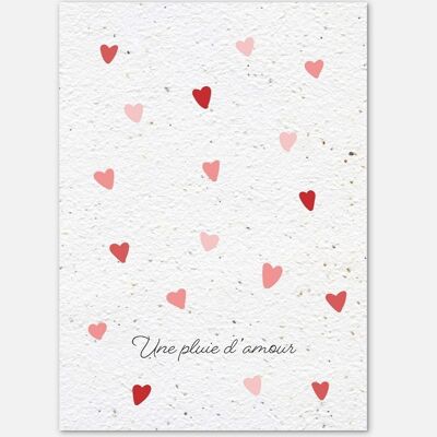 Plantable cards - A rain of love