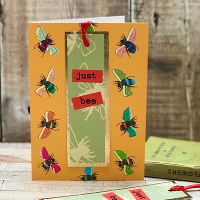 'Just Bee' Bookmark Card
