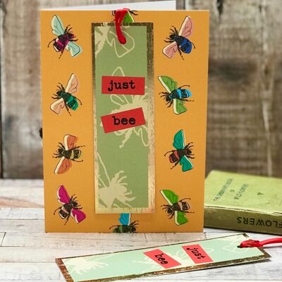 'Just Bee' Bookmark Card