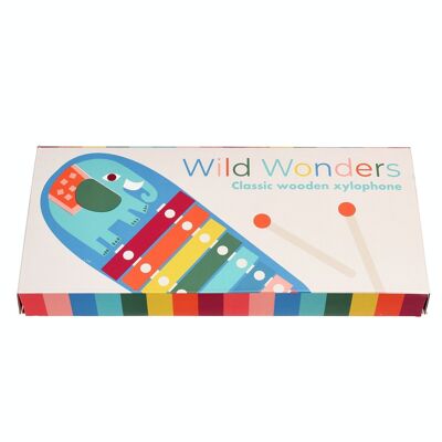 Children's xylophone with song book - Wild Wonders