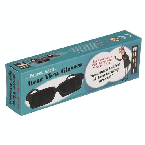 Secret Agent rear view spy glasses