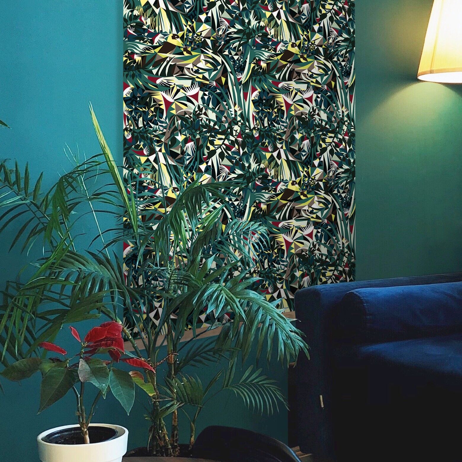 Hausgemachte Kakemono 50x130cm / Nest