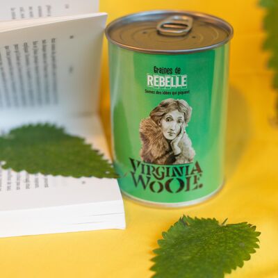 Kit à semer "Virgina Woolf" Fabriqué en france, en collab avec Arts Dans La Peau
