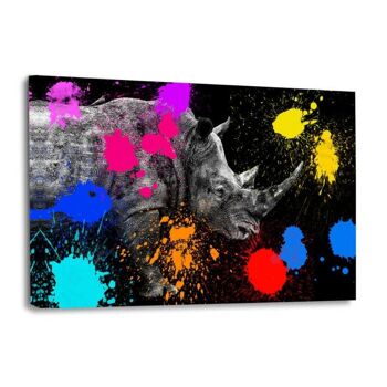 Safari Colors Pop - Rhino II - Toile avec espace d'ombre 14