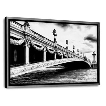 Paris France - Pont de Paris - Toile avec joint creux 11