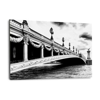 Paris France - Pont de Paris - Toile avec joint creux 16