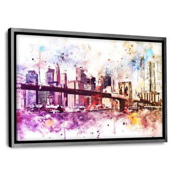 NYC Aquarelle - New York Dreams - Toile avec espace d'ombre 11