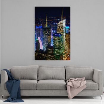 New York City - By Night II - Toile avec espace d'ombre 12