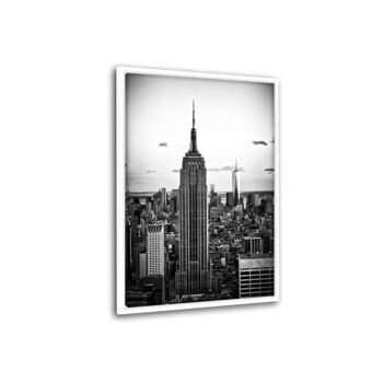 New York - Empire - tableau sur toile avec espace d'ombre 28