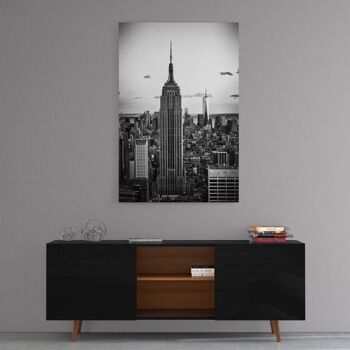 New York - Empire - tableau sur toile avec espace d'ombre 23