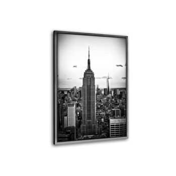 New York - Empire - tableau sur toile avec espace d'ombre 8