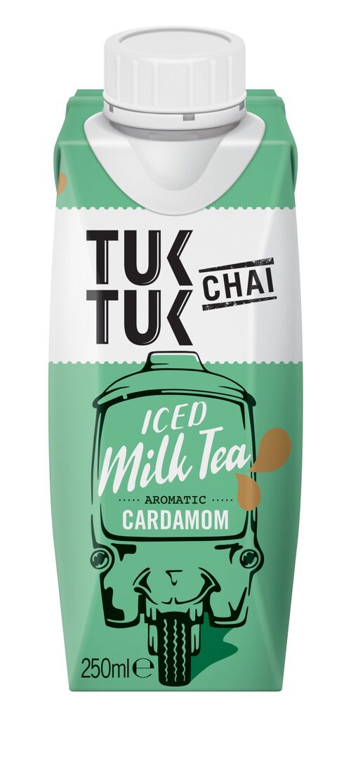Tuk Tuk Chai - Iced Milk Tea - Aromatic Cardamom Chai