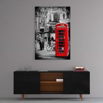 Londres - Telephone Lovers - Toile avec joint creux 2