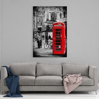 Londres - Telephone Lovers - Toile avec joint creux 23